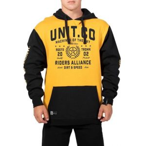 CLUSTER HOODY-Mustard