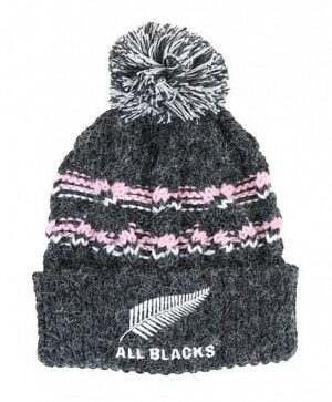 ALL BLACKS KNIT POM POM BEANIE