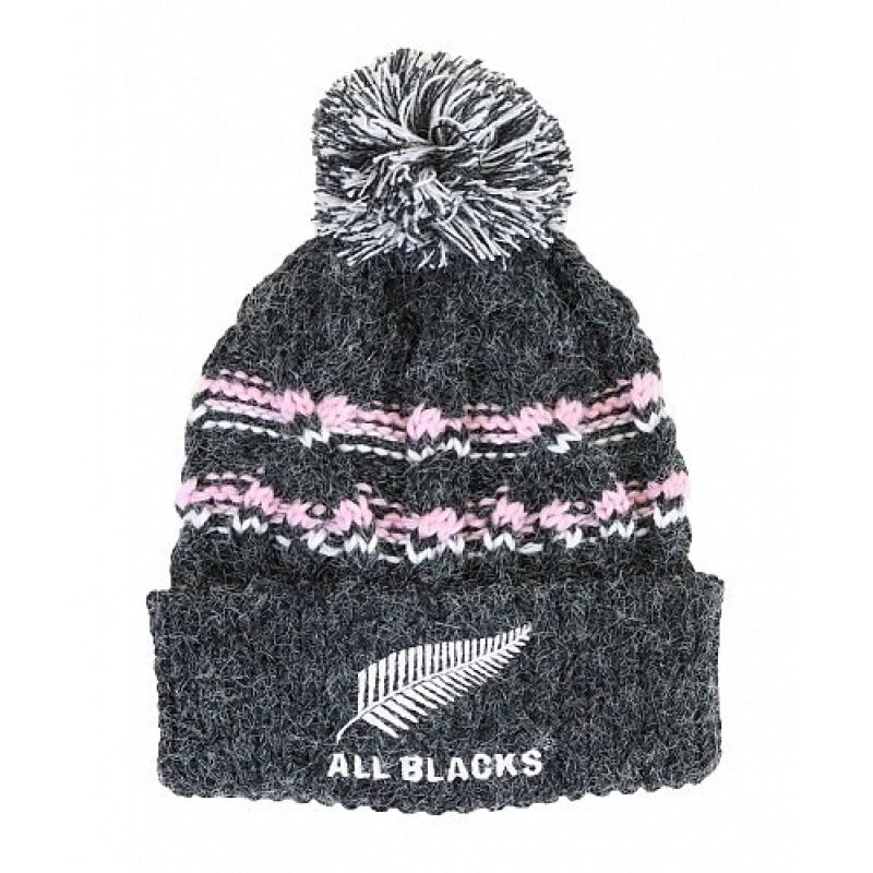 ALL BLACKS KNIT POM POM BEANIE