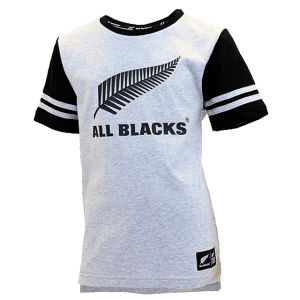 ALL BLACKS KIDS GREY MARLE T-SHIRT