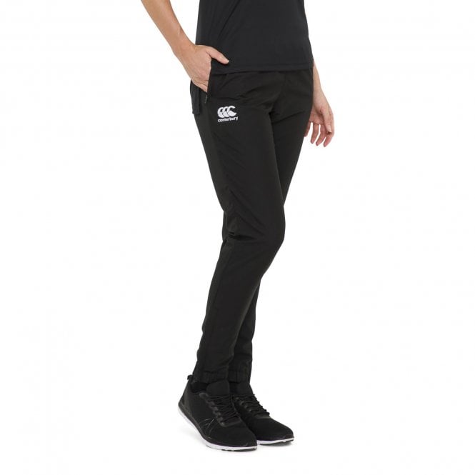 WOMENS TEAM PLAIN TAP LEG CUFFED TRACK PANT