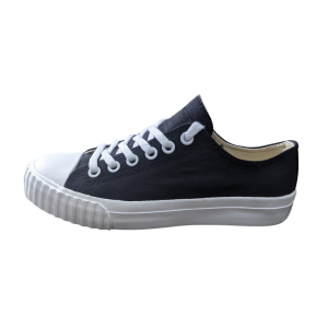 Bata Bullets - Black/White Low Cut Canvas