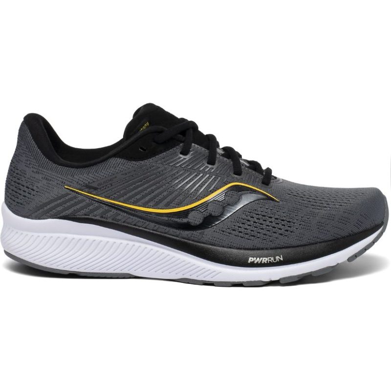 Saucony Men's Guide 14 - Charcoal/ViZiGold