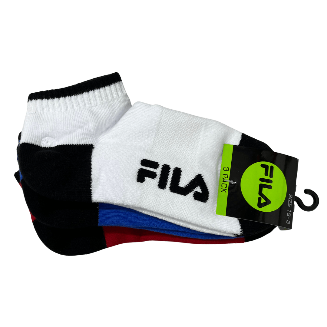 Fila Kids Locut Cushion Foot Socks 3PK