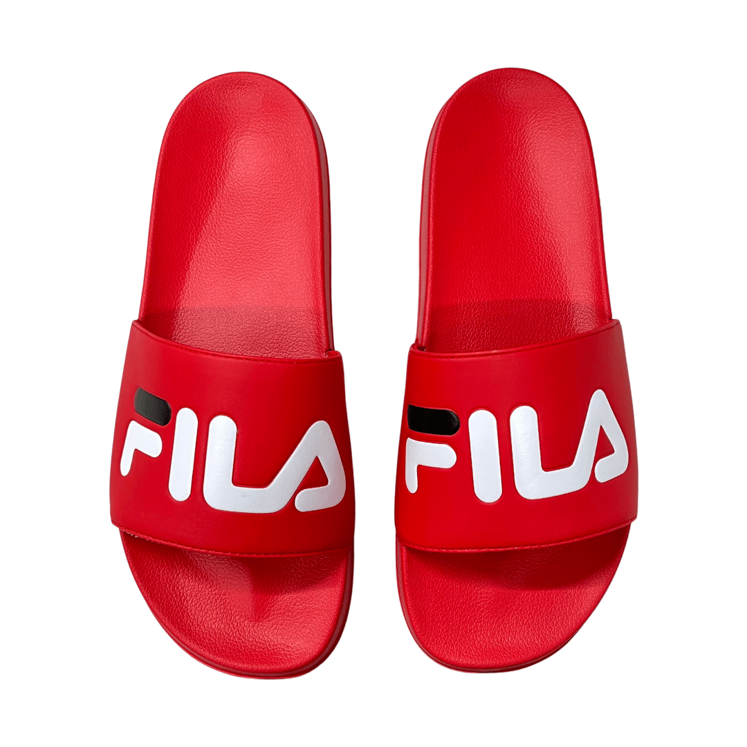 Fila Men's Slides 21 - Red White/Black - Team Rhapsody