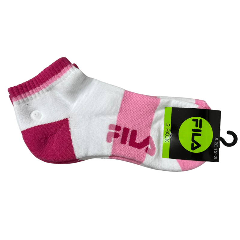Fila Kids Locut Cushion Foot Socks 3PK