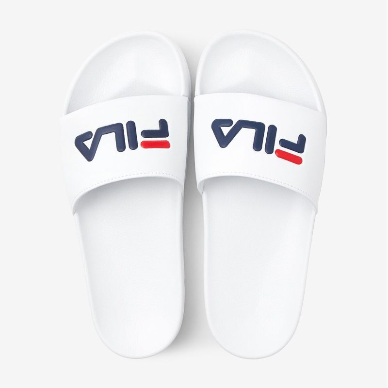 Fila Men's Slides 21 - White Navy/Red