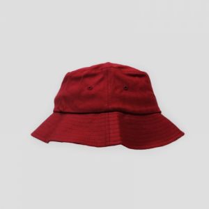 Flexfit Herringbone Bucket Hat - Burgundy