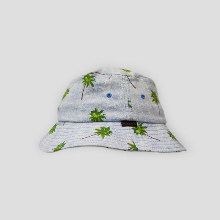 Flexfit Palm Party Bucket Hat - Light Blue