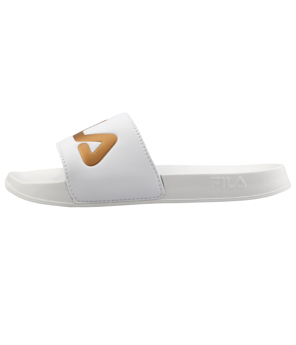Fila Women s Slides 21 White Gold Team Rhapsody