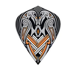 Viking Raven Dart Flight Set-Kite Black