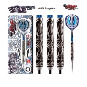 Warrior Tipu Steel Tip Dart Set-80% Tungsten