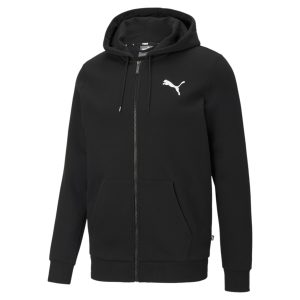 Mens Puma ESS Small Logo FZ Hoodie