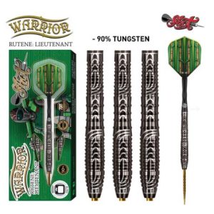 Warrior Rutene Steel Tip Dart Set-90% Tungsten Barrels