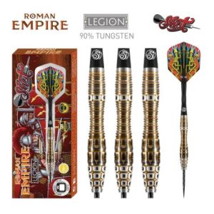Roman Empire Legion Steel Tip Dart Set-90% Tungsten Barrels