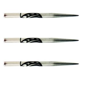 Warrior Steel Tip Point- Laser Engraved-35mm