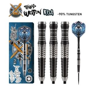 Tribal Weapon Koa Steel Tip Dart Set-90% Tungsten Barrels