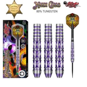 Americana Mardis Gras Steel Tip Dart Set 80% Tungsten