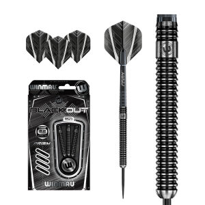 Winmau Blackout Steeltip Dart Set