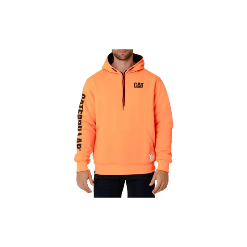 Cat Reversible Banner Hoodie Orange Team Rhapsody