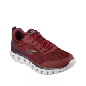 Skechers GOwalk Glide-Step Flex - Ryder burgundy angled view