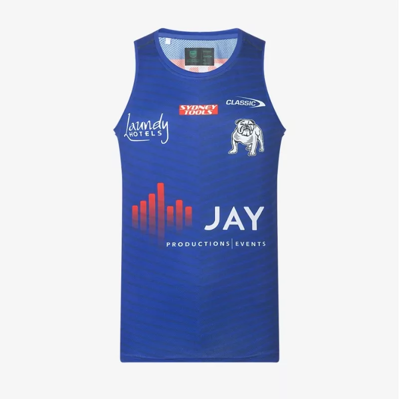 Bulldogs 2023 Training Singlet Front View