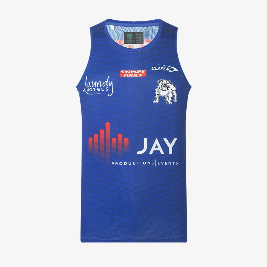 Bulldogs 2023 Training Singlet Front View