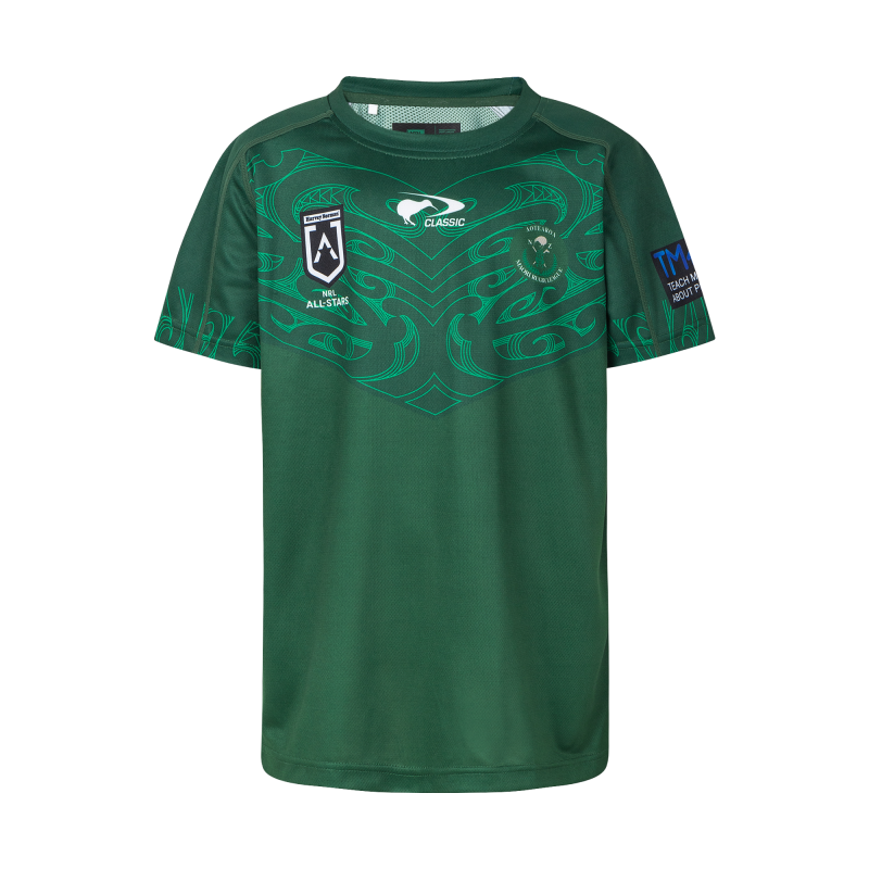 NZ Maori 2023 All Stars Training Tee Team Rhapsody
