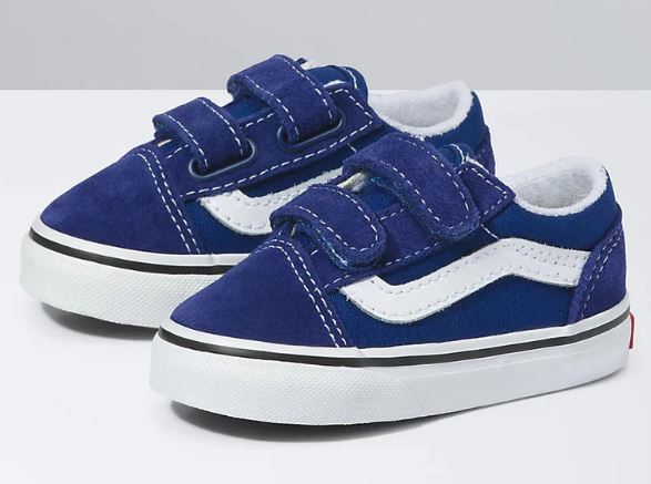 Velcro discount vans blue