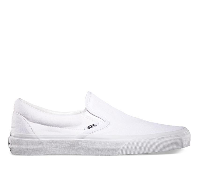 VANS CLASSIC SLIP ON TRUE WHITE - Team Rhapsody