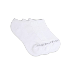 Boys 3pk invisible no show socks white