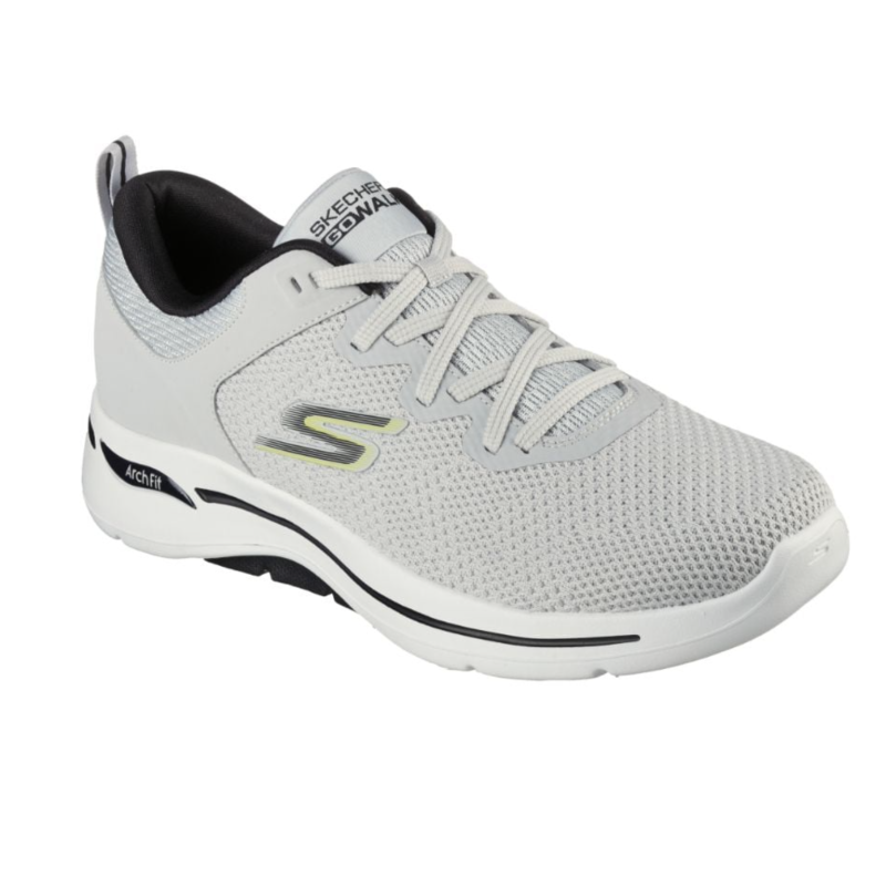 Mens Go Walk Arch Fit - Clinton Light Grey - Team Rhapsody