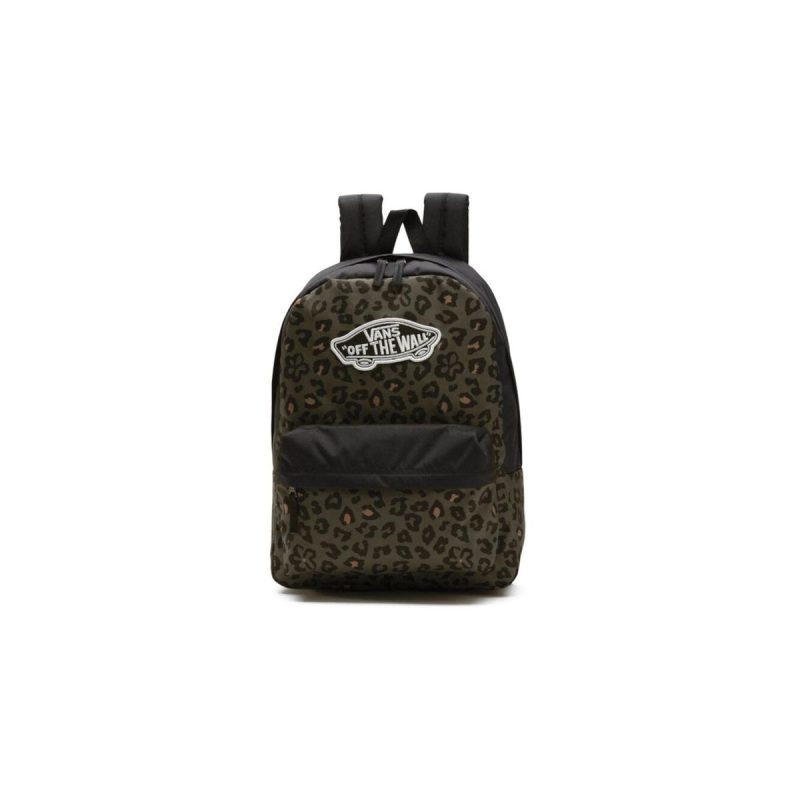 Vans Realm Backpack Leopard Grape leaf Team Rhapsody