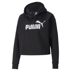 Womens Puma Essential Crop Hoodie