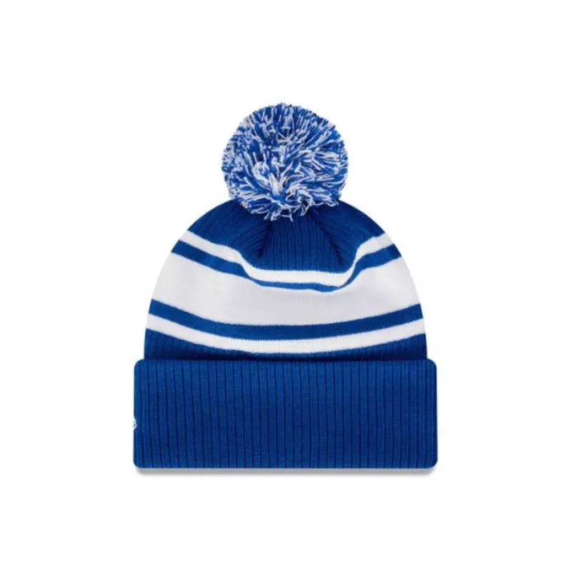 Bulldogs New Era Striped Beanie Back View