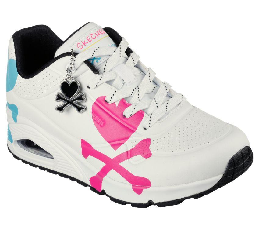 Womens Skechers Uno White/multi