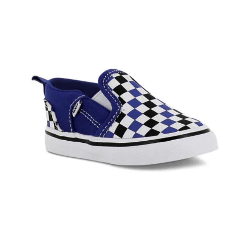 Vans Toddler Asher Pop Blue Check Team Rhapsody