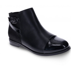 Scholl Travel Ankle Bootie Blk