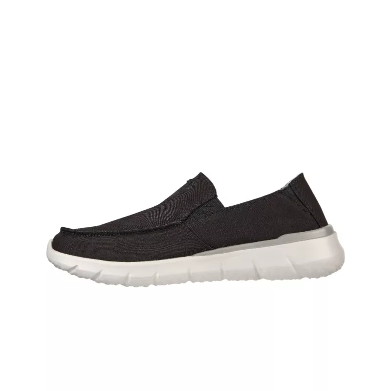 Mens Skechers Del Retto - Black left side view