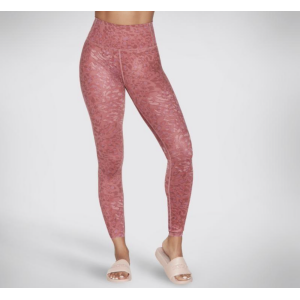 Womens Skechers Go Sculpt HW Leopard legging