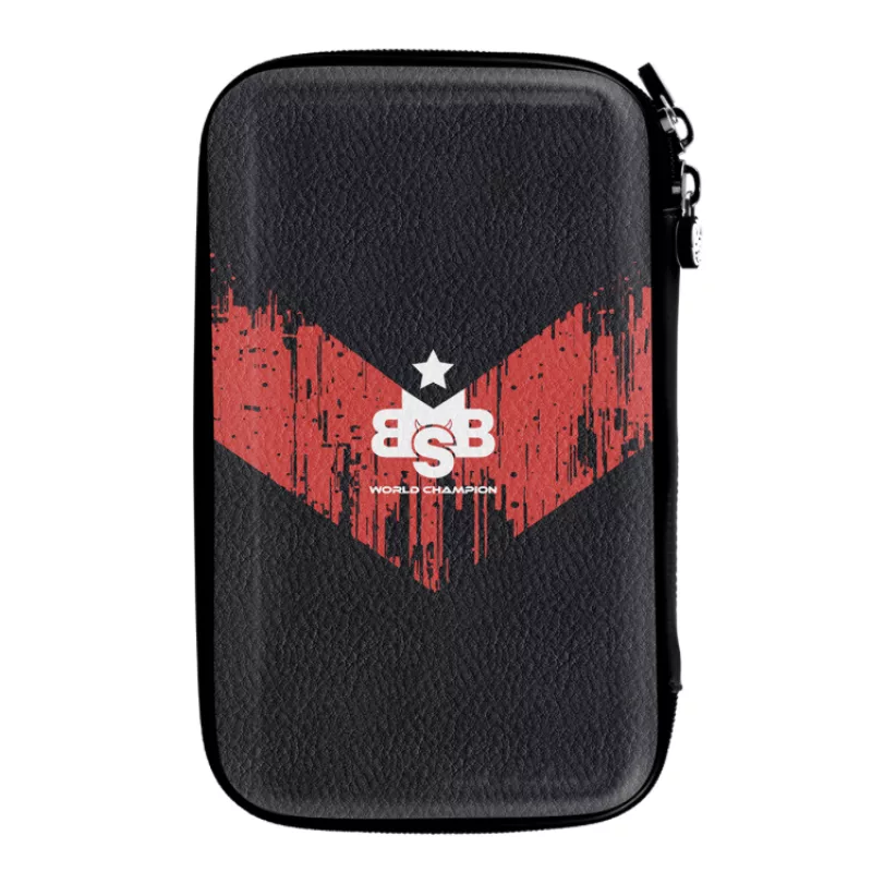 front facing tactical darts case in victory colour