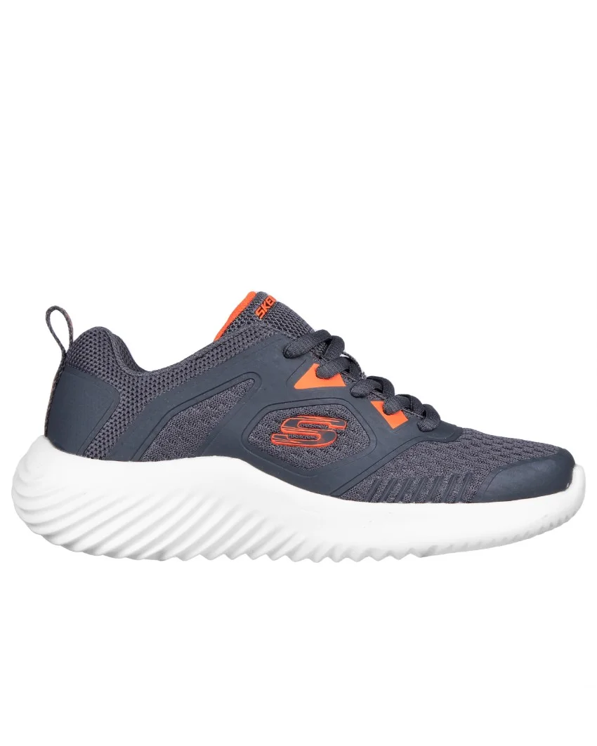 Skechers Bounder Charcoal side view