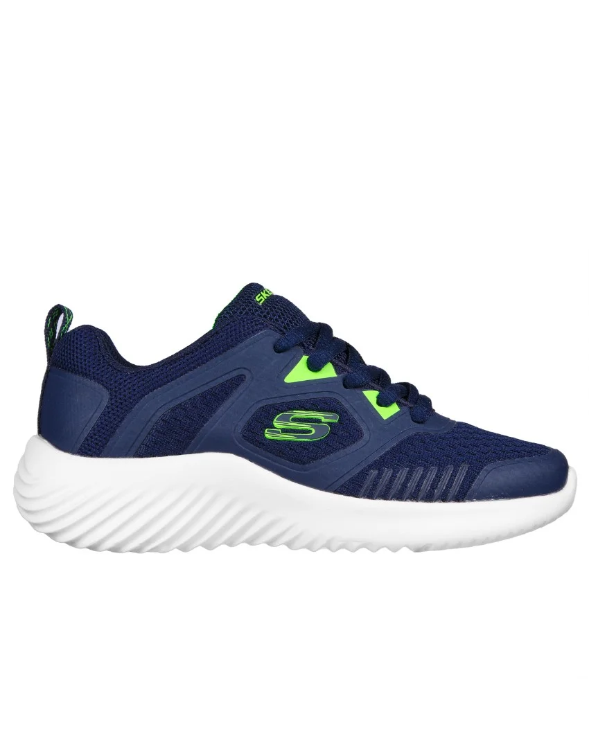 Skechers Bounder Navy side view