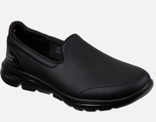 womens skechers go walk 5 polished front view