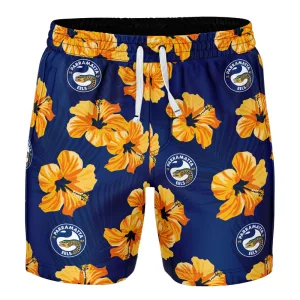 Eels Aloha Swim Shorts Front View