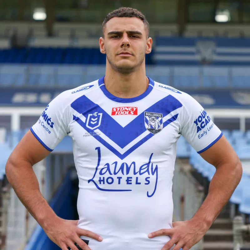 NRL Bulldogs 2023 Home Jersey Player View