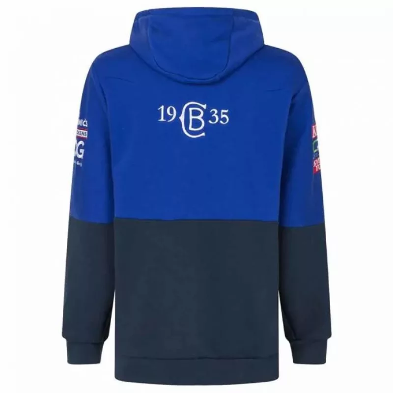 NRL Bulldogs 2023 Training Hoodie Back View