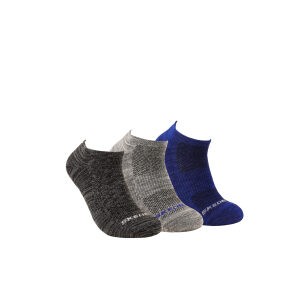 UNISEX 3PK 1/2 Terry No Show