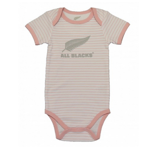 All Blacks Pink Stripes Bodysuit