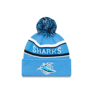 NRL Sharks New Era Pom Pom Beanie